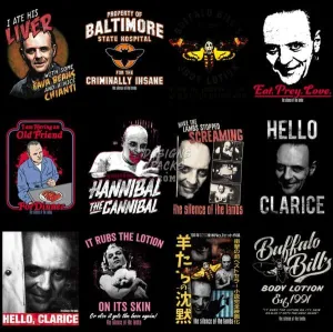 21 Halloween Psychological Horror Movie Designs Bundle PNG