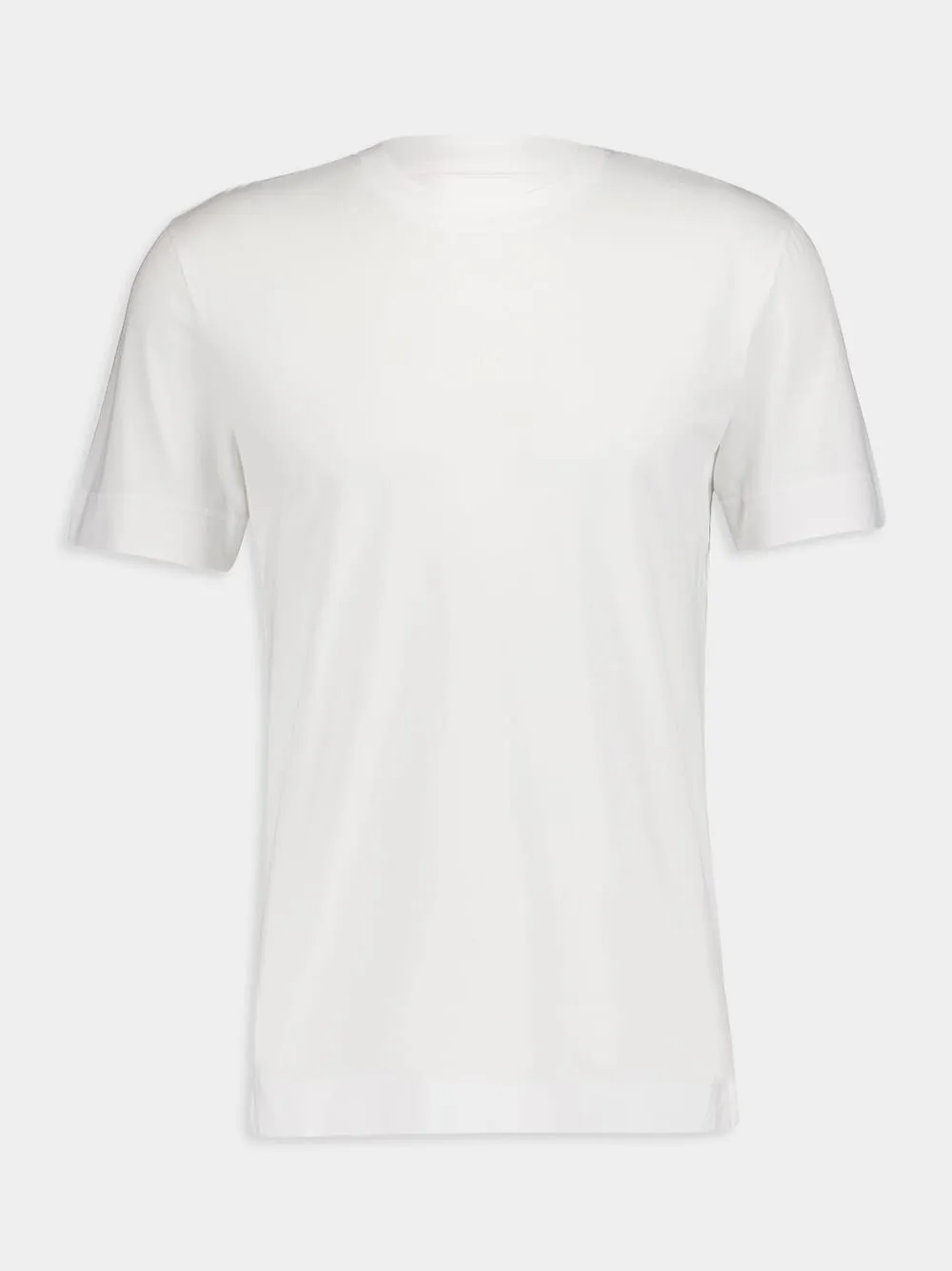 4G Logo Embroidered White T-Shirt