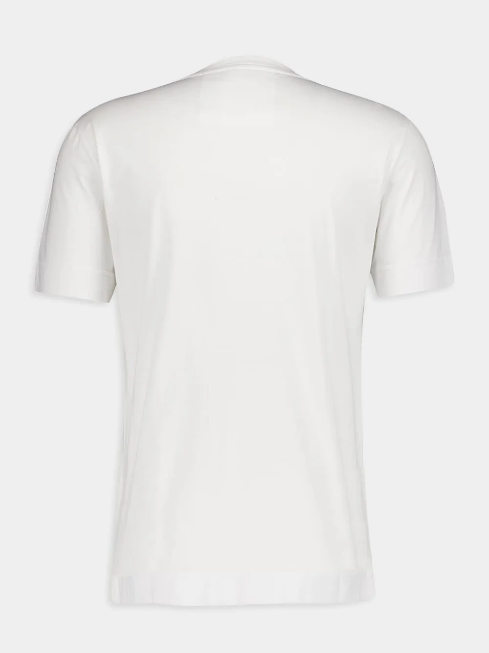 4G Logo Embroidered White T-Shirt