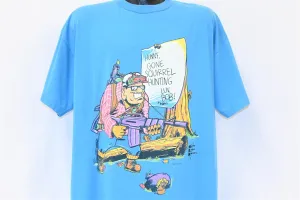 90s Gone Squirrel Hunting Macho Earth t-shirt Extra Large