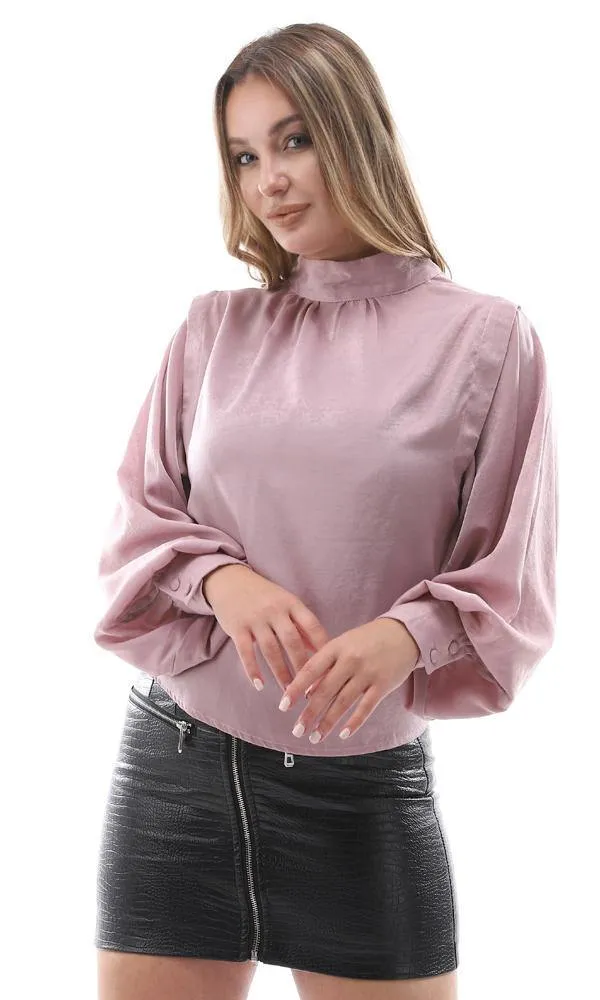 95384 Light Cashmere Dolman Long Sleeves Blouse