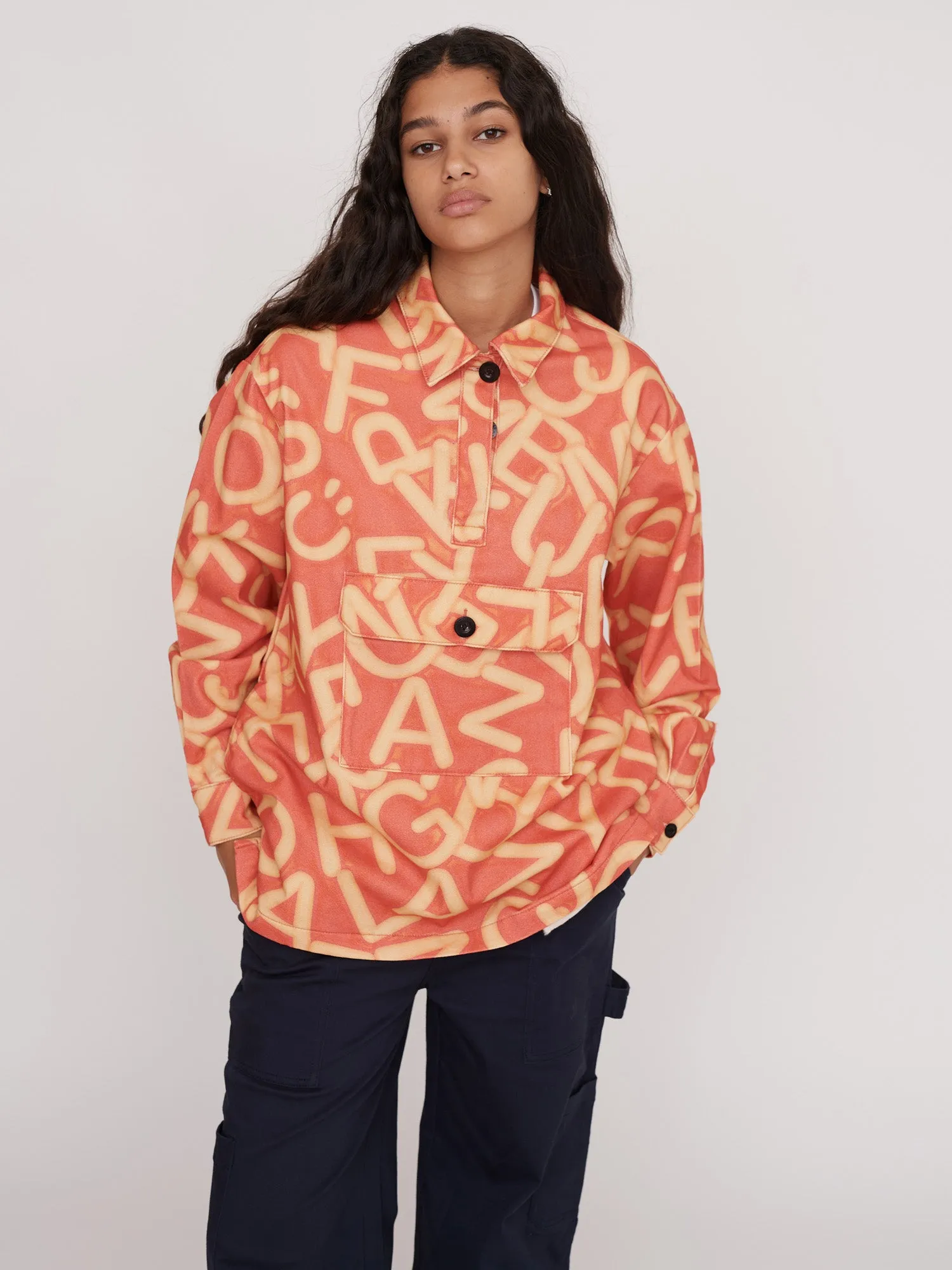 Alphabetti Smock Overshirt