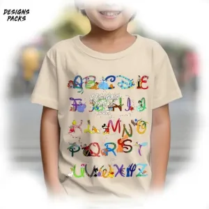 Back To School For Son Funny Letters Characters PNG Design