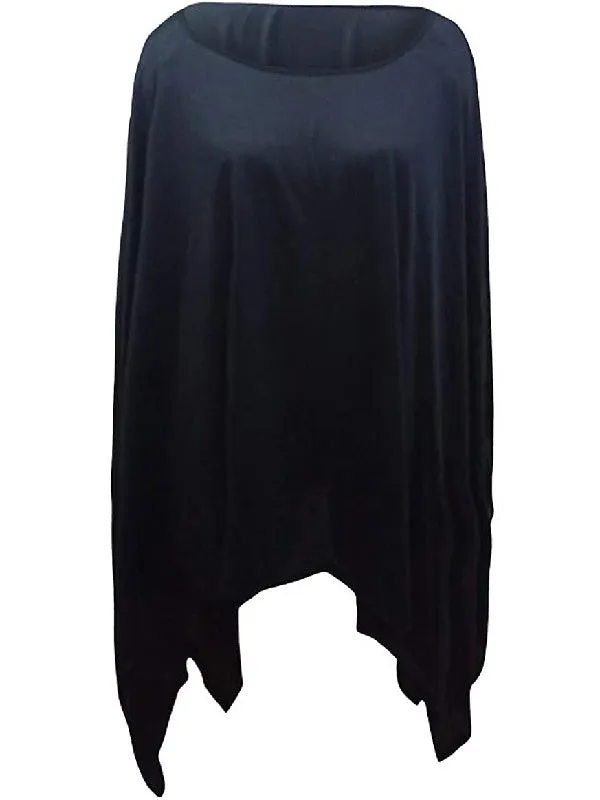 Batwing Sleeves Loose Solid Color Shirts Tops