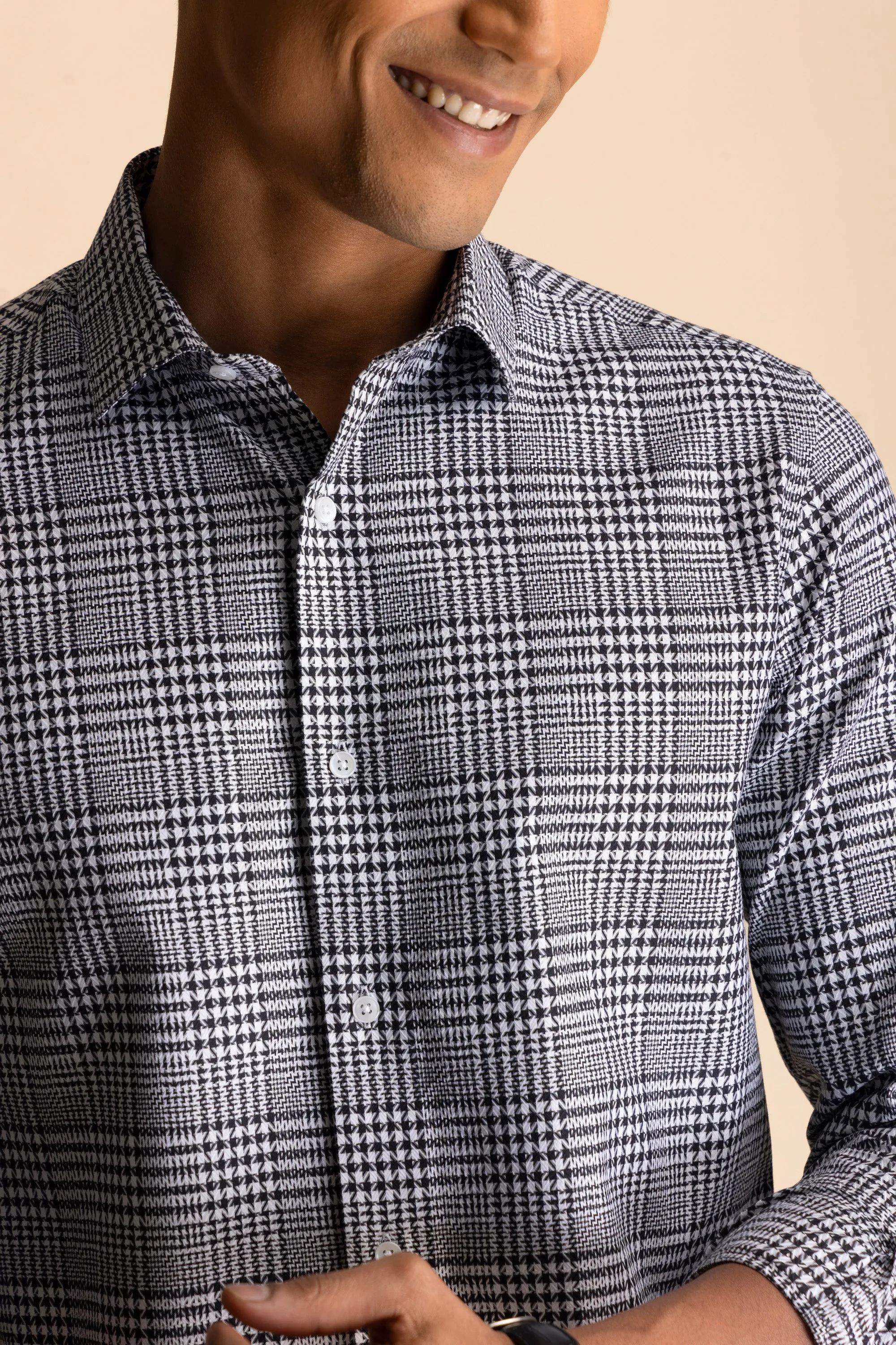 Black & White Check Shirt EOSS