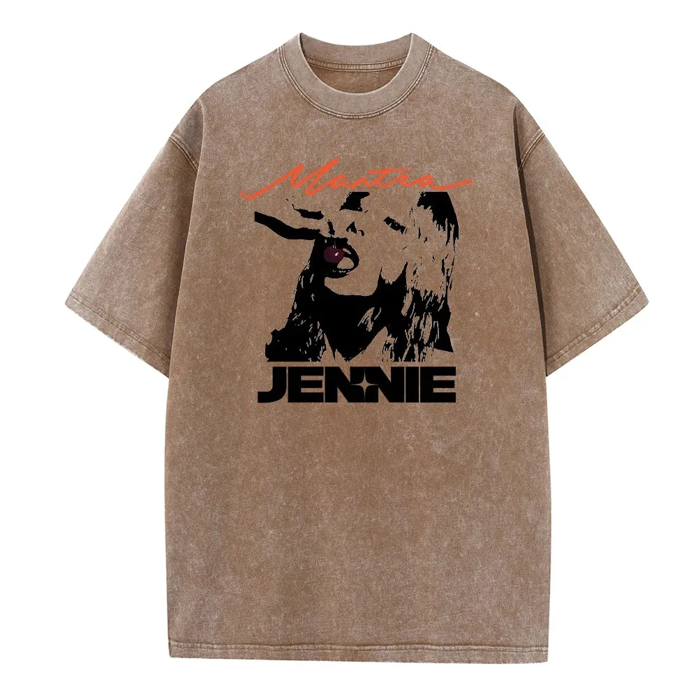 BLACKPINK Jennie Mantra Vintage Shirts