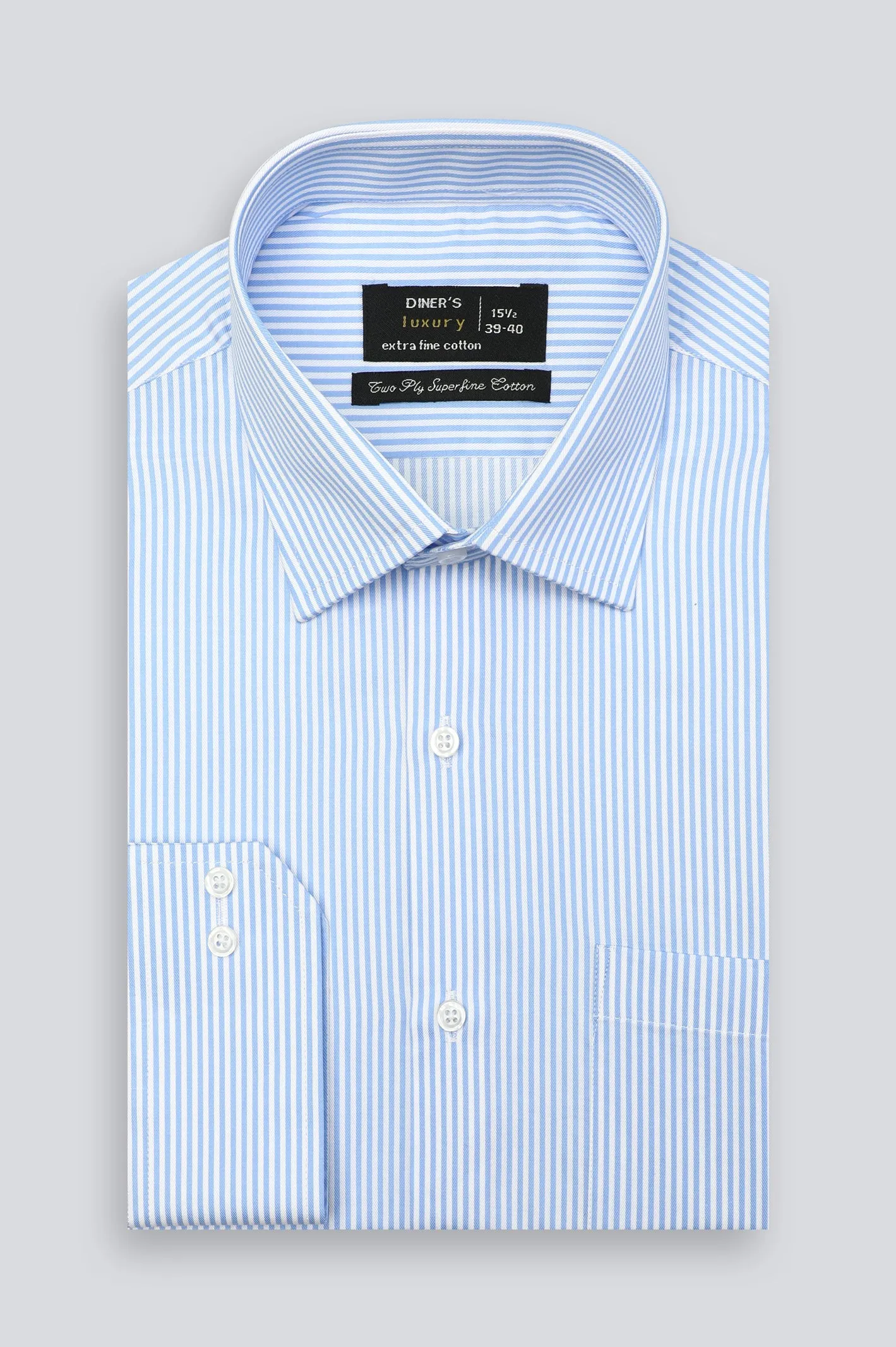 Blue Bengal Stripes Formal Shirt