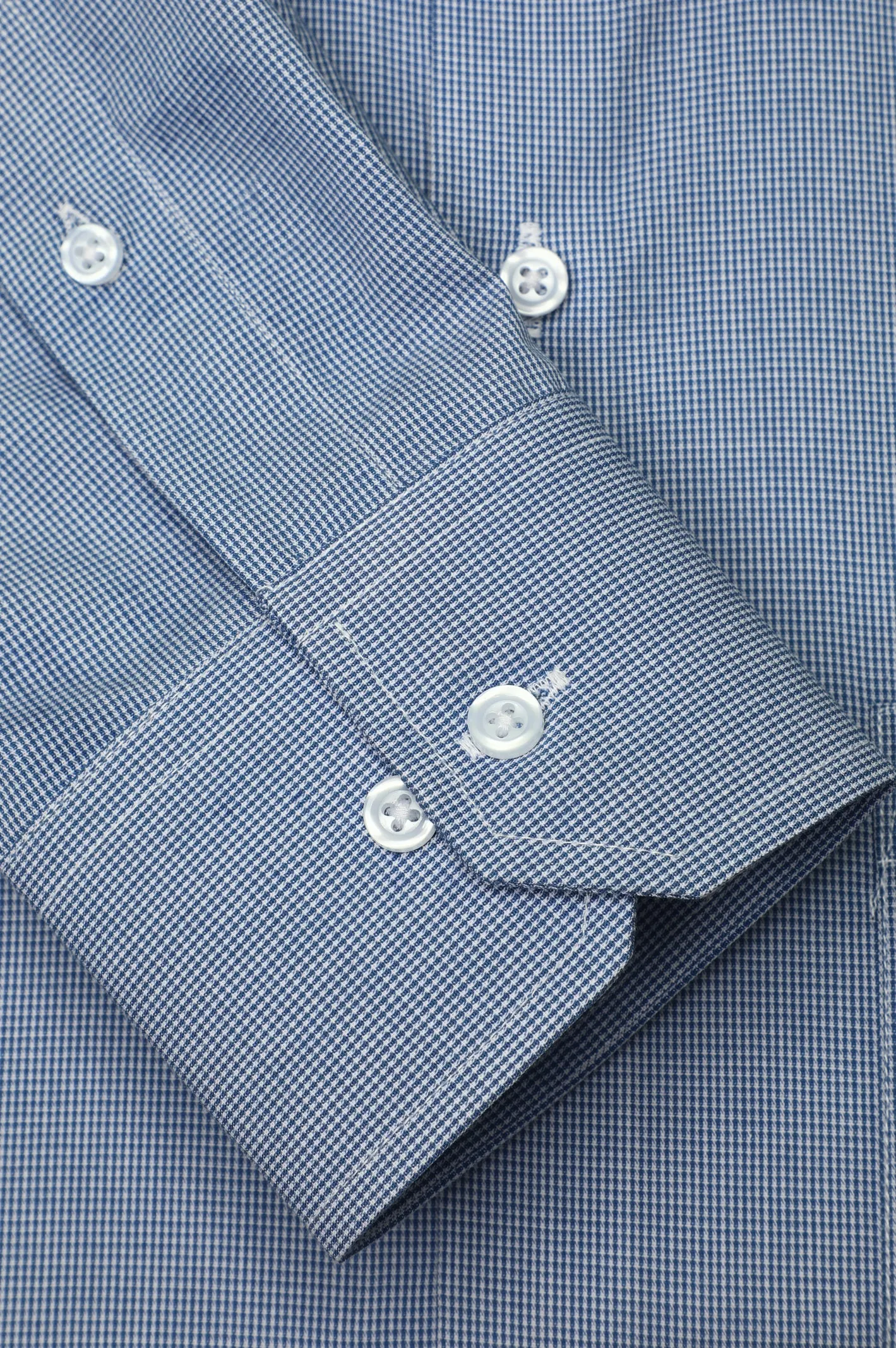 Blue Chambray Self Formal Shirt