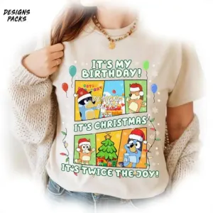 Bluey Family Christmas Bluey Christmas Bluey Christmas Party PNG Design
