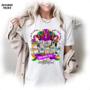 Bluey Mardi Gras Bluey Family Bluey Happy Mardi Gras PNG Design