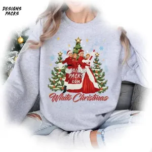 Bob Phil Betty Judy White Xmas White Christmas Movie Vintage White Christmas PNG Design