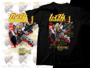 Bold Gundam Division Ghost Design Png Digital Download