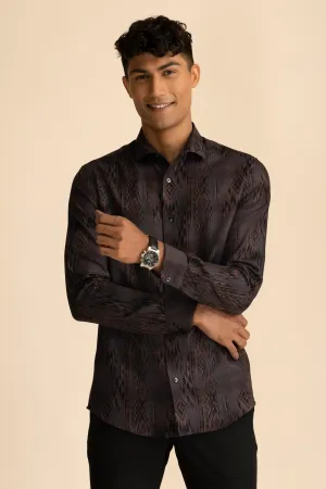 Brown Aztec Shirt EOSS