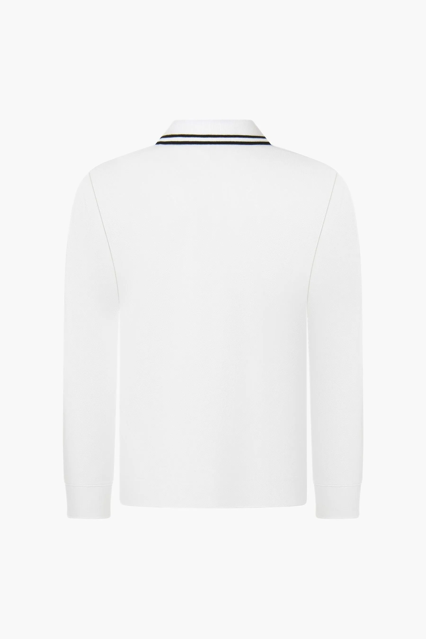 Burberry Boys Cotton Check Strip Polo Shirt