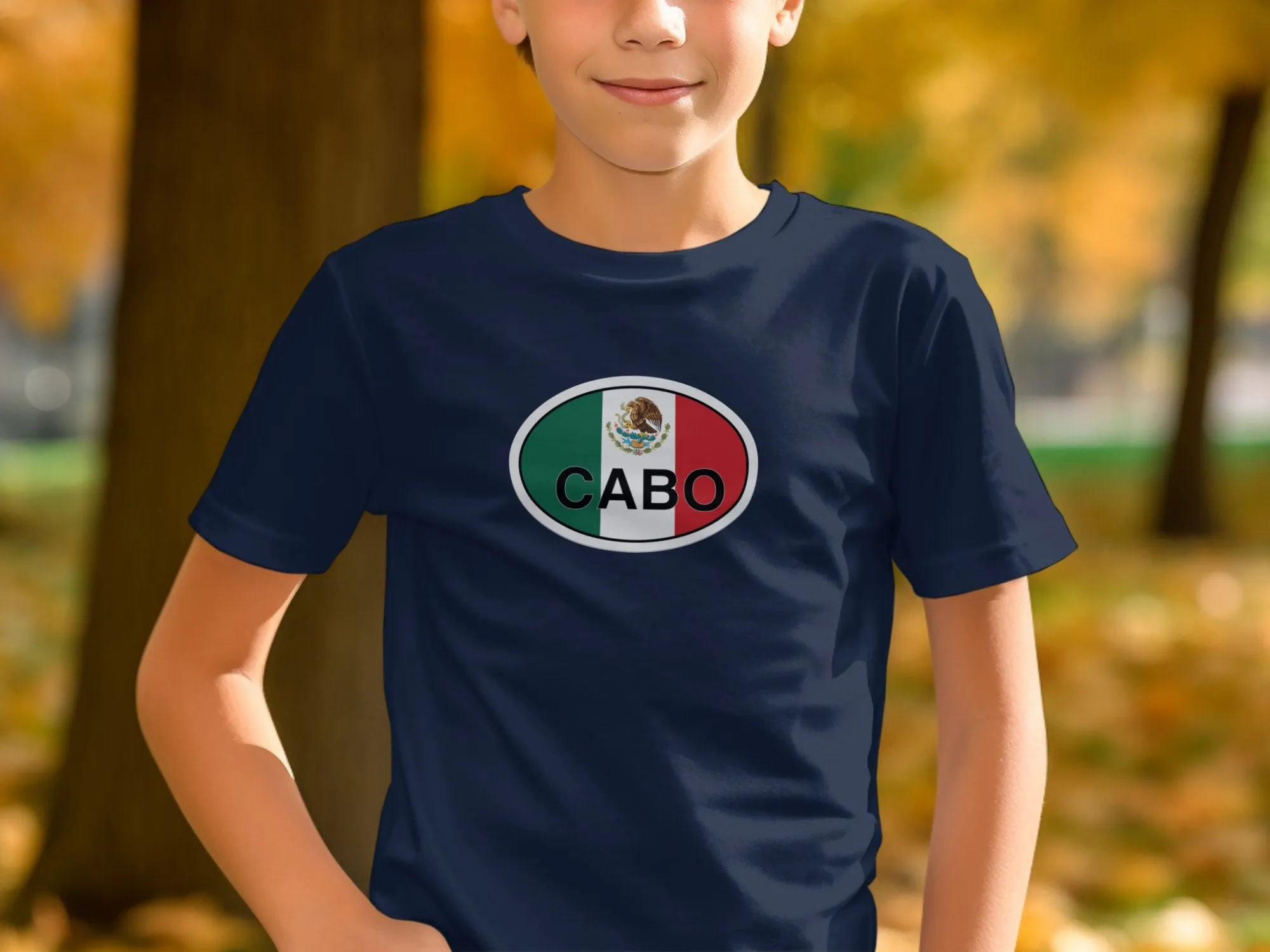 Cabo Mexico Flag T-Shirts with Bold Travel Design