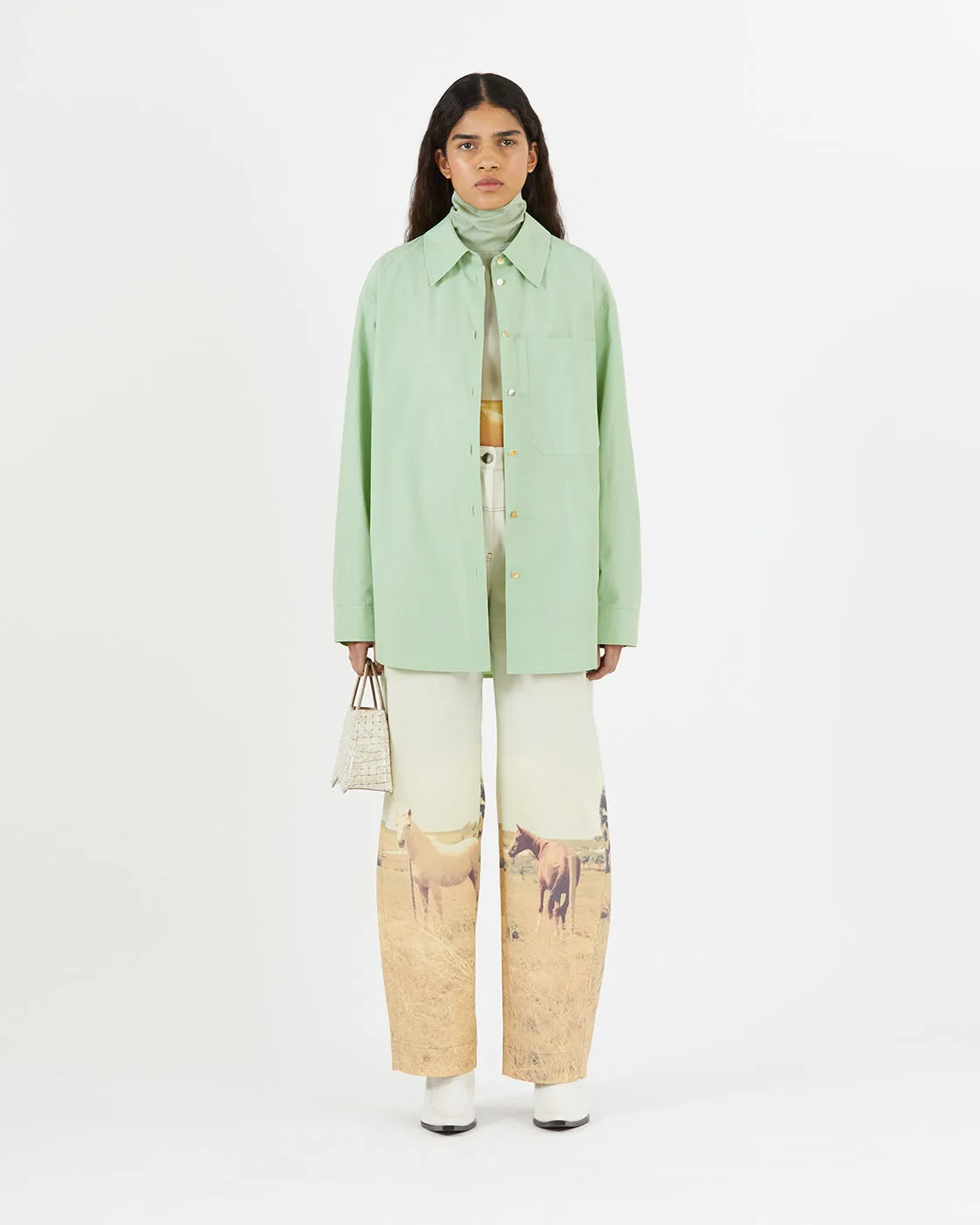 Caprice Shirt Organic Cotton Mint