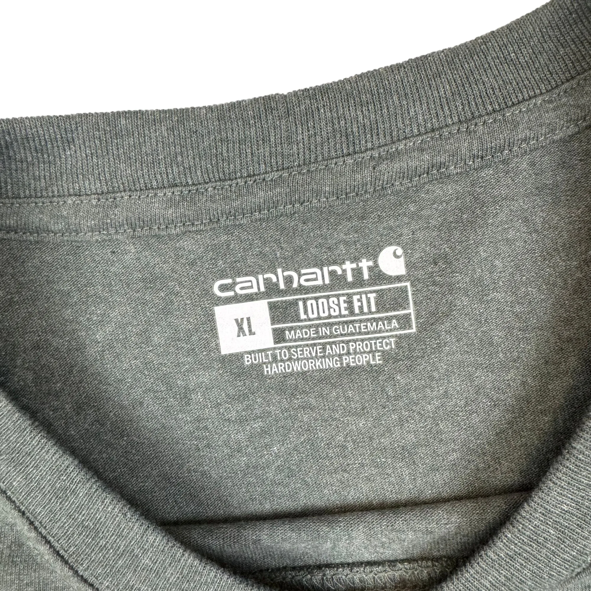 Carhartt Spell Out Logo Loose Fit T-shirt Grey