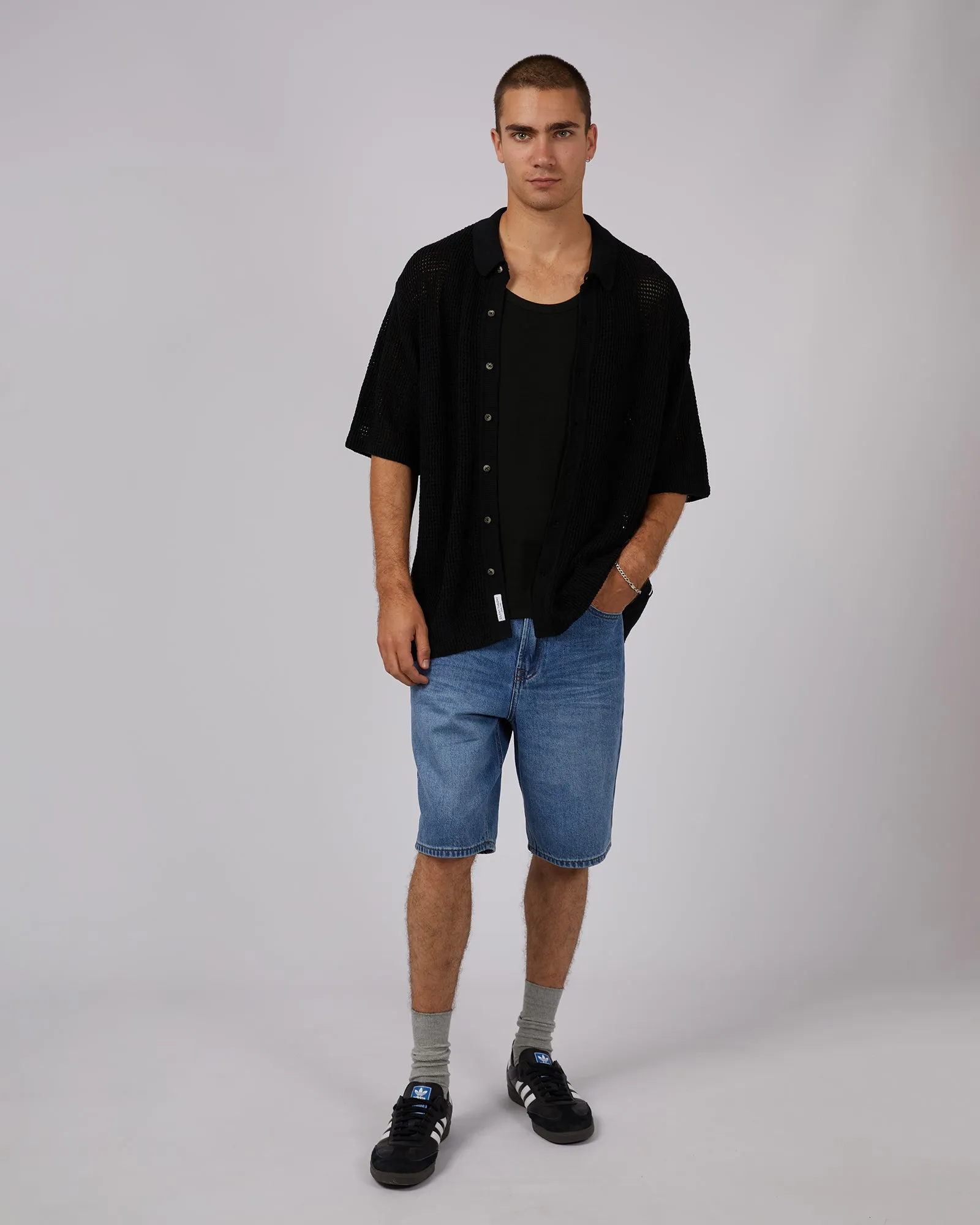 Clement Knit Shirt Black