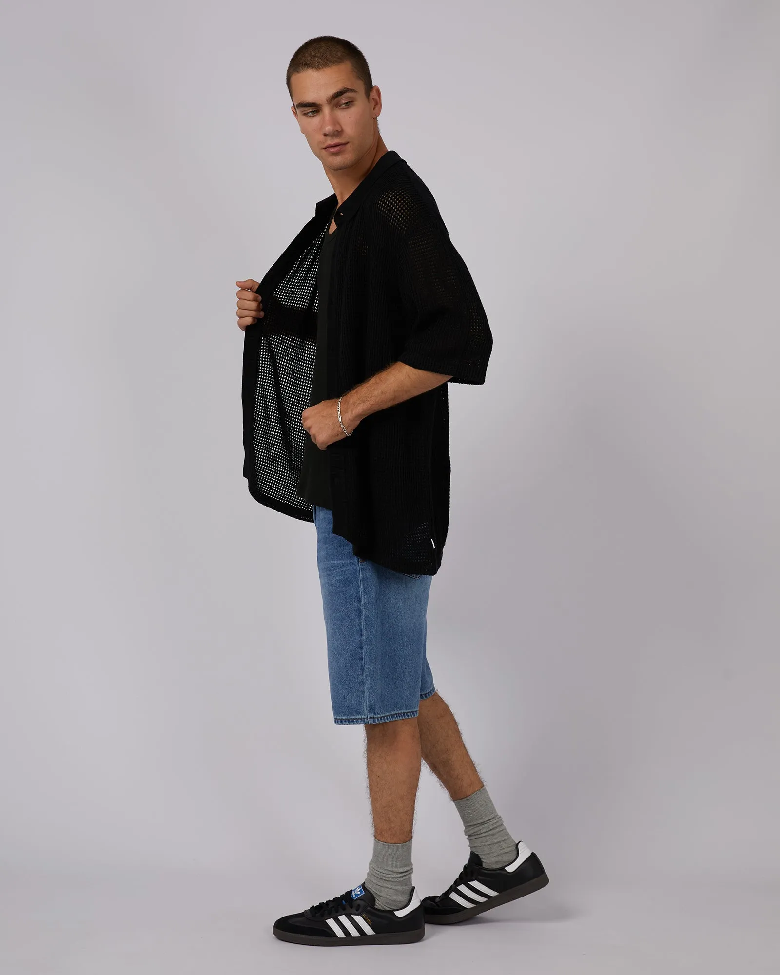 Clement Knit Shirt Black
