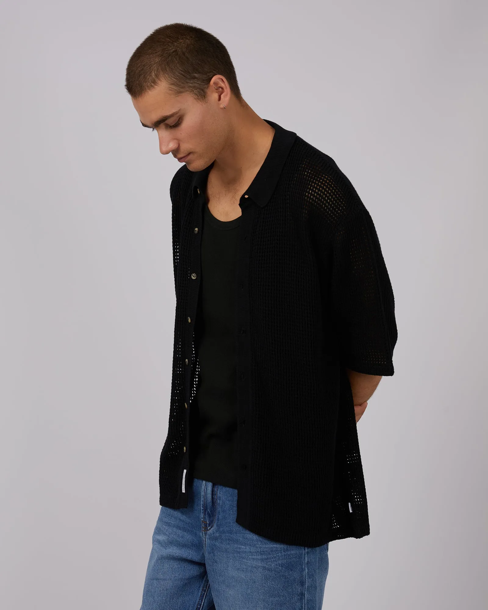 Clement Knit Shirt Black