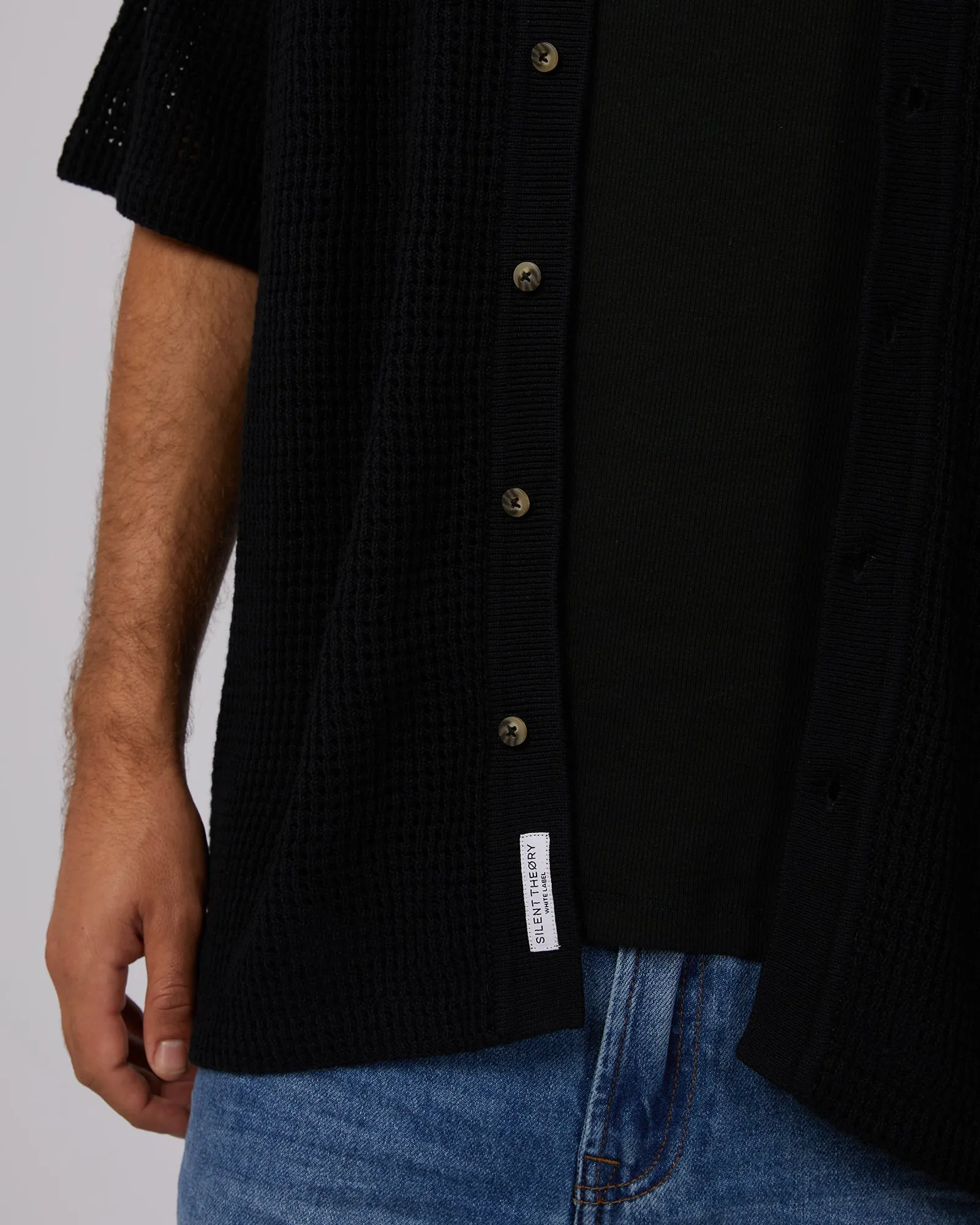 Clement Knit Shirt Black