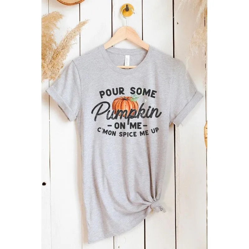 COLOR BEAR " C'mon Spice me up" Fall Humor Graphic T-shirt