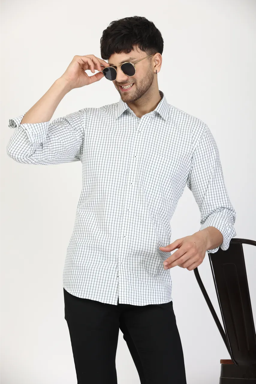 Combo of 2 Check Shirt & Floral Print Shirt