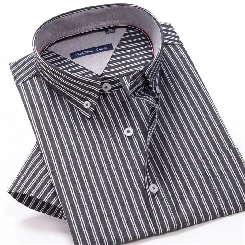 Cotton summer men's shirt