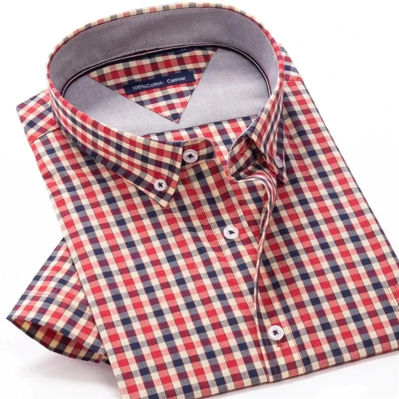 Cotton summer men's shirt