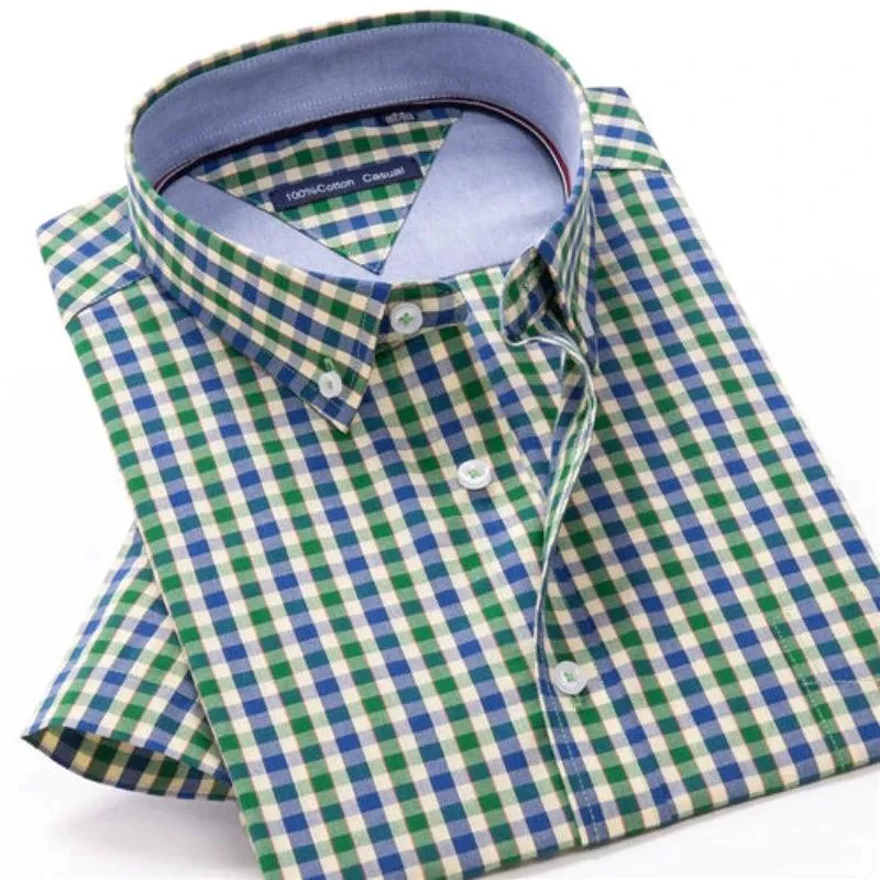 Cotton summer men's shirt