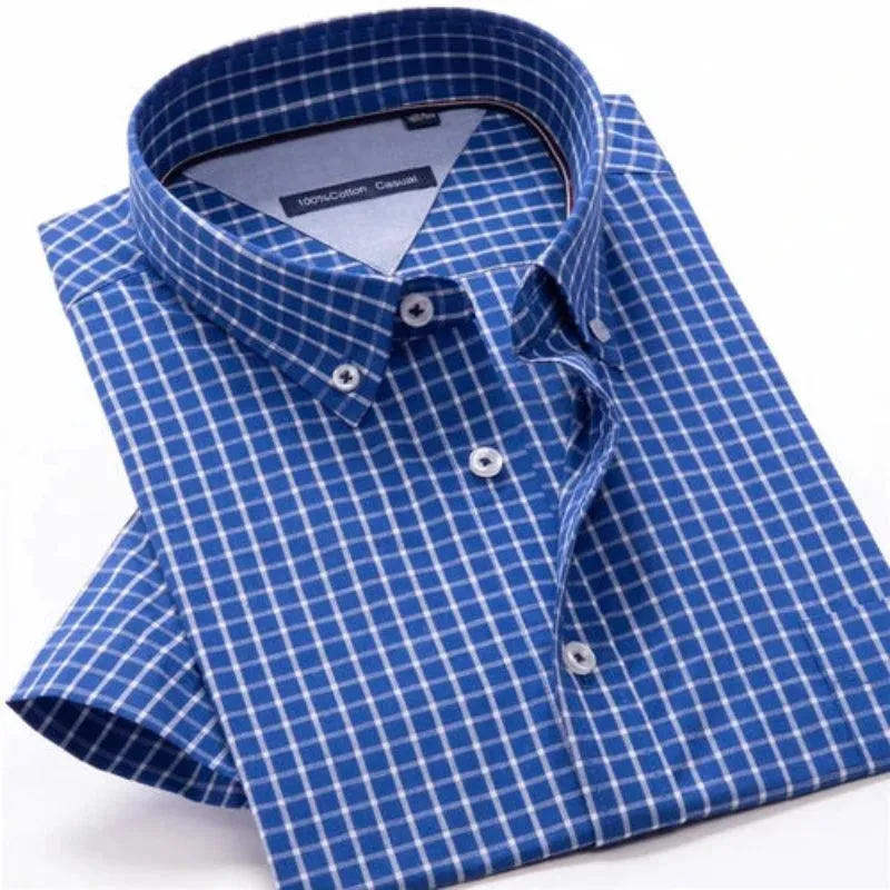 Cotton summer men's shirt