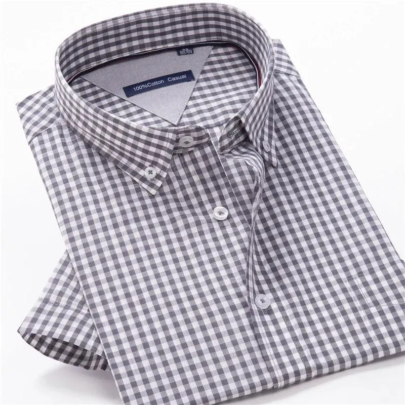 Cotton summer men's shirt