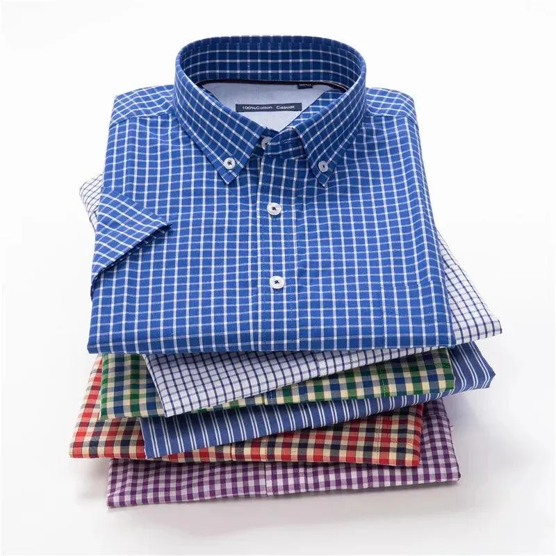 Cotton summer men's shirt