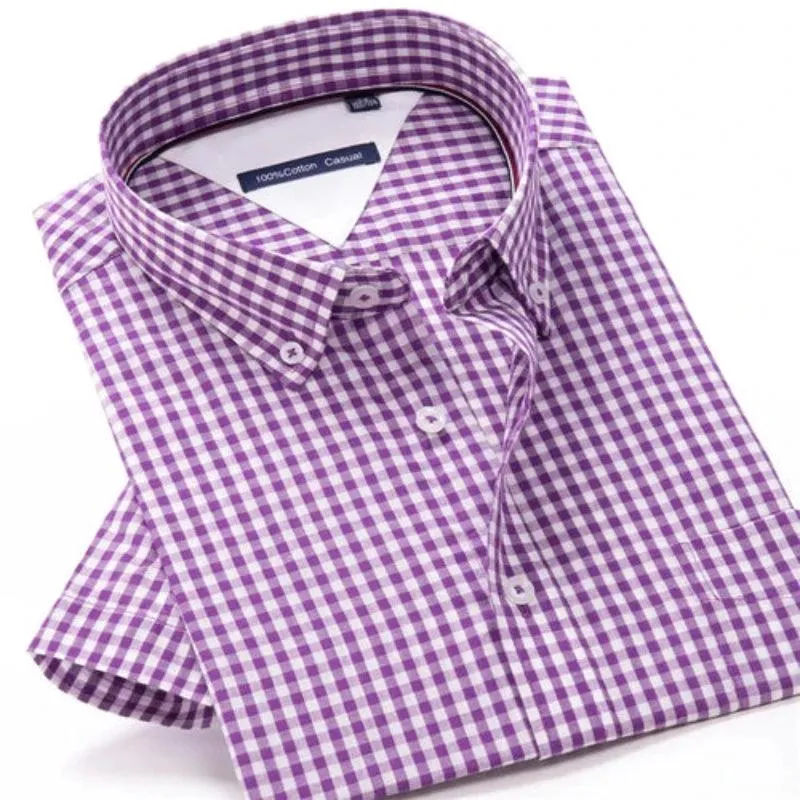 Cotton summer men's shirt