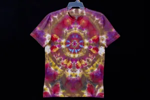 Cotton T shirt Medium #2717 Mandala design $80