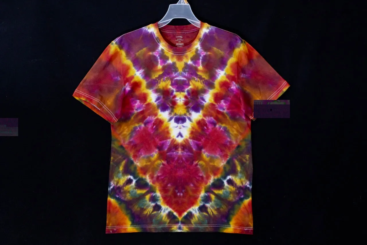 Cotton T shirt Medium #2718 Chevron design $80