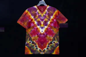Cotton T shirt Medium #2718 Chevron design $80