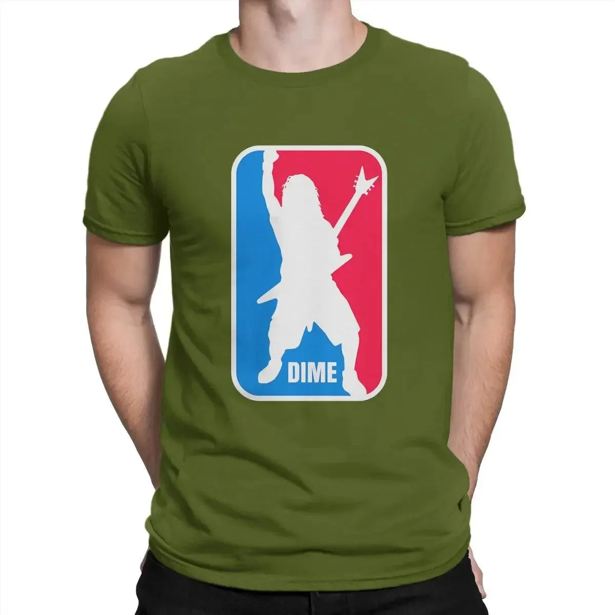 Dimebag Darrell Short Sleeve T Shirt O Neck Tops Gift Idea Men's T-Shirts Sport Logo Novelty Cotton Tees Sleeve Diamond Darrell
