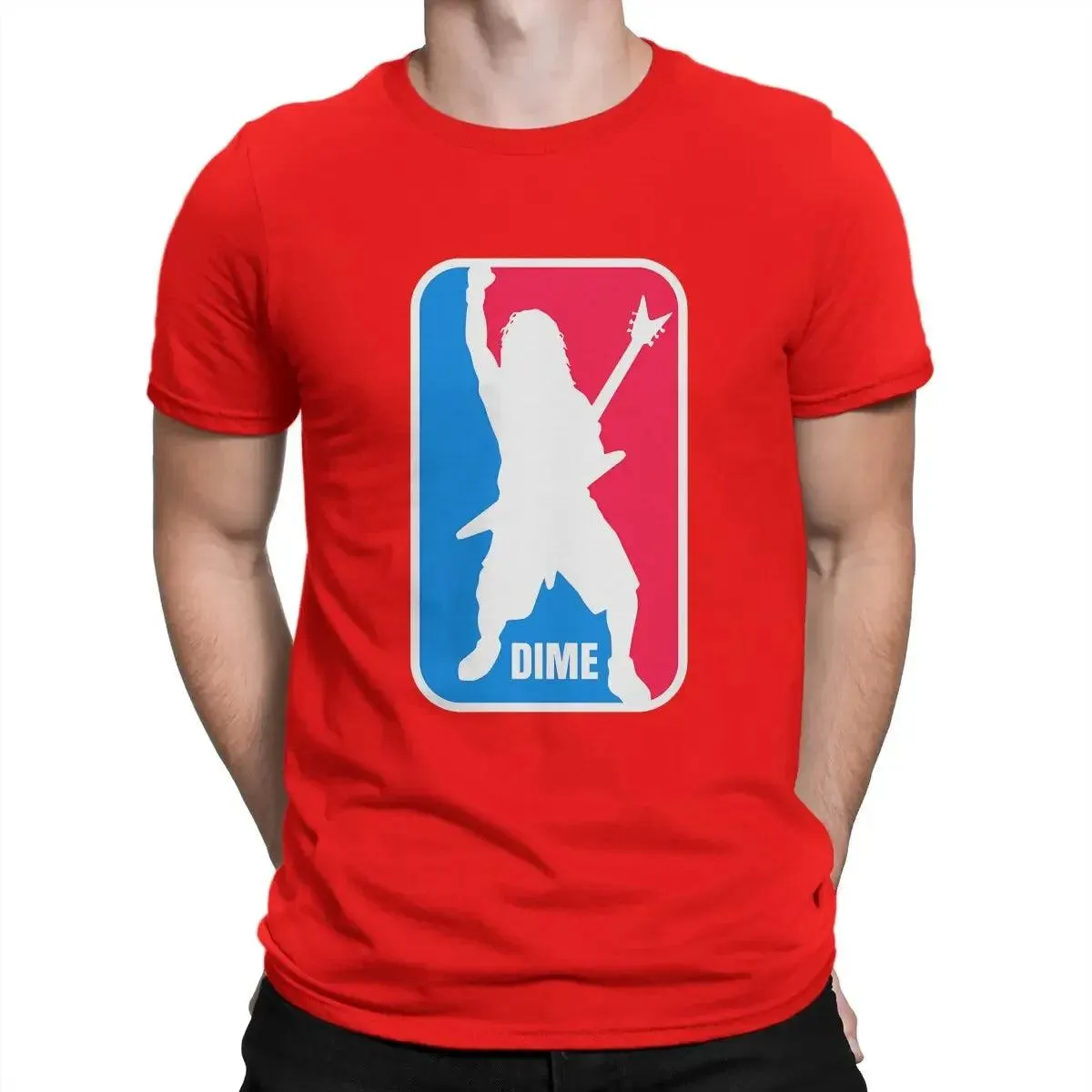 Dimebag Darrell Short Sleeve T Shirt O Neck Tops Gift Idea Men's T-Shirts Sport Logo Novelty Cotton Tees Sleeve Diamond Darrell