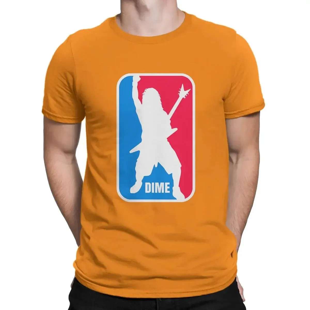 Dimebag Darrell Short Sleeve T Shirt O Neck Tops Gift Idea Men's T-Shirts Sport Logo Novelty Cotton Tees Sleeve Diamond Darrell
