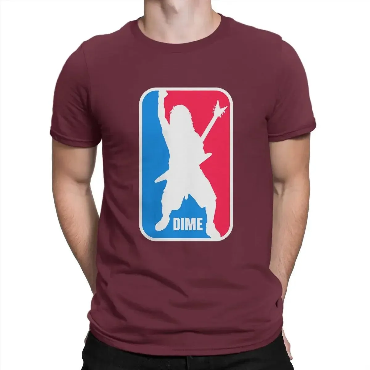Dimebag Darrell Short Sleeve T Shirt O Neck Tops Gift Idea Men's T-Shirts Sport Logo Novelty Cotton Tees Sleeve Diamond Darrell
