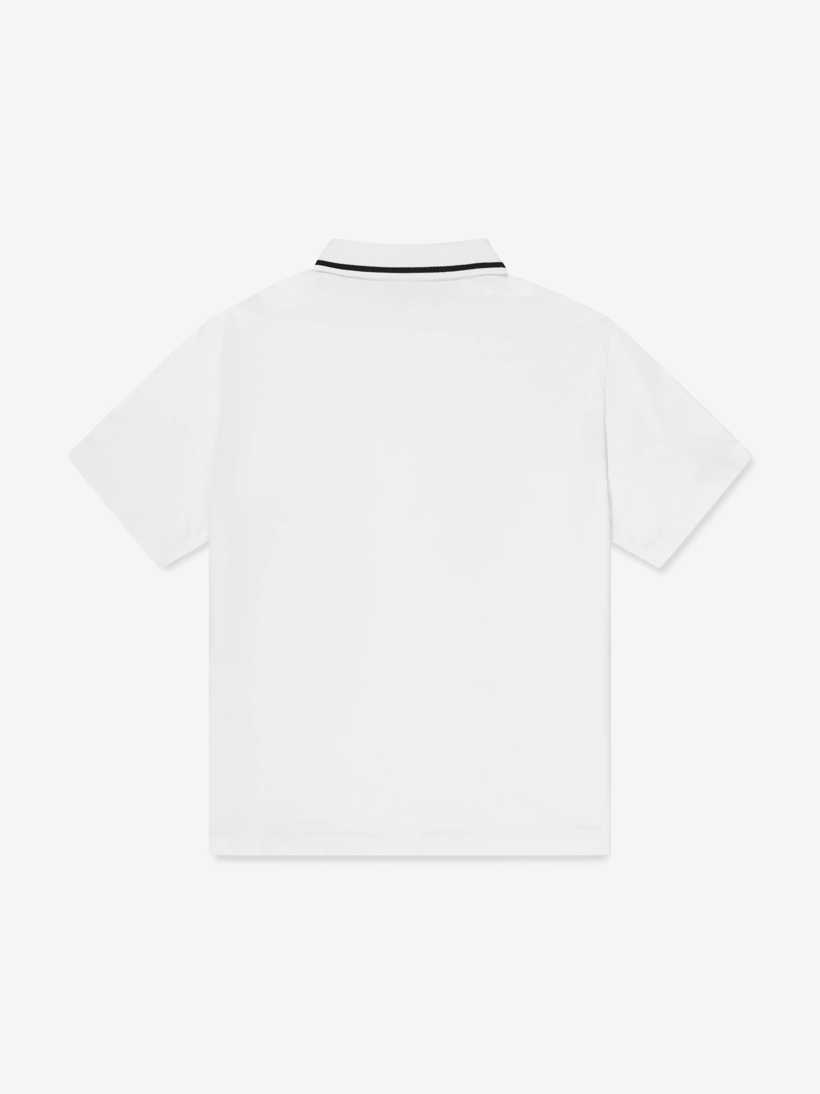 EA7 Emporio Armani Boys Logo Polo Shirt in White