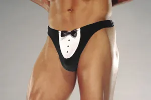 Elegant Nylon Maitre'd Thong for Discerning Customers
