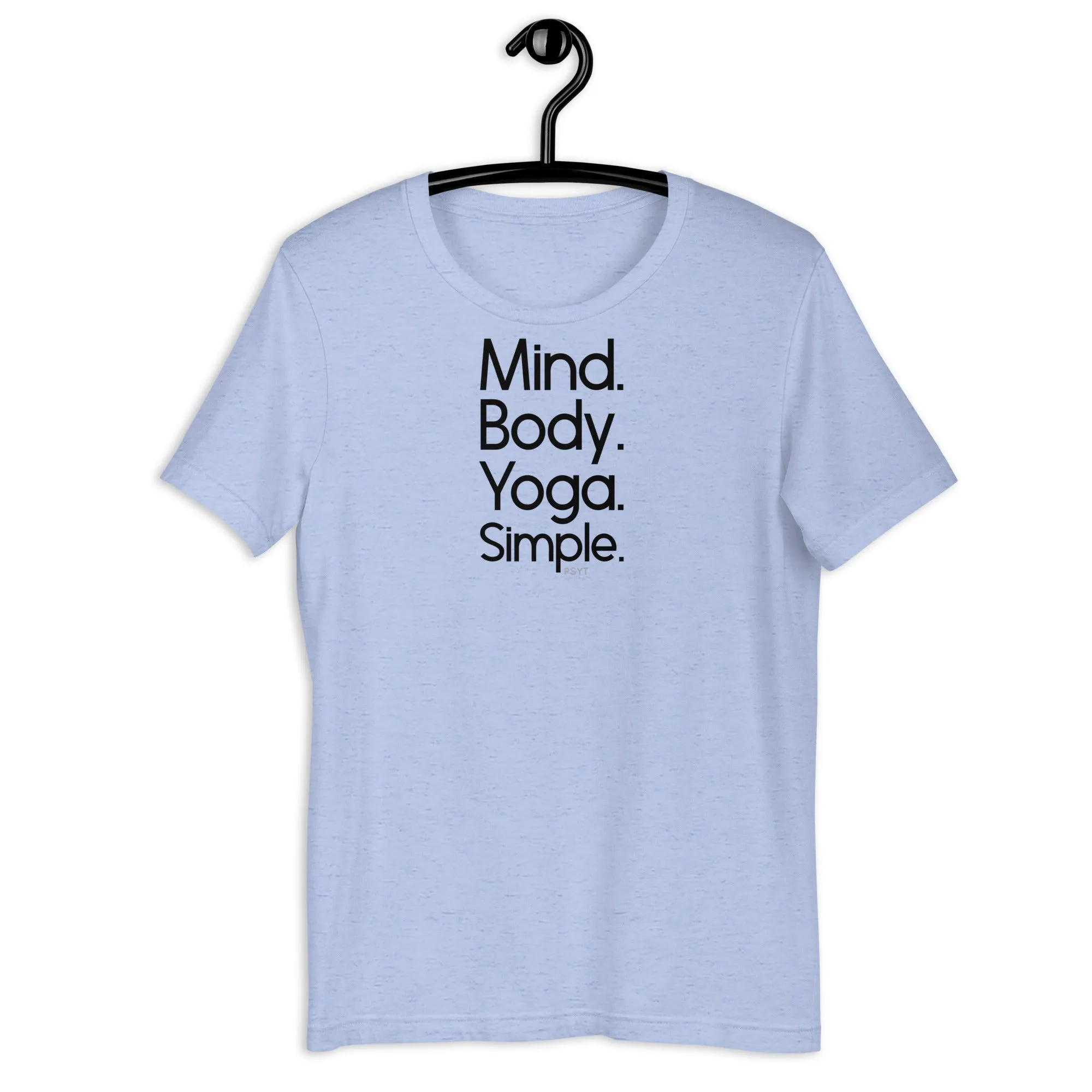 Fact: Mind Body Yoga Simple Light Color Shirt