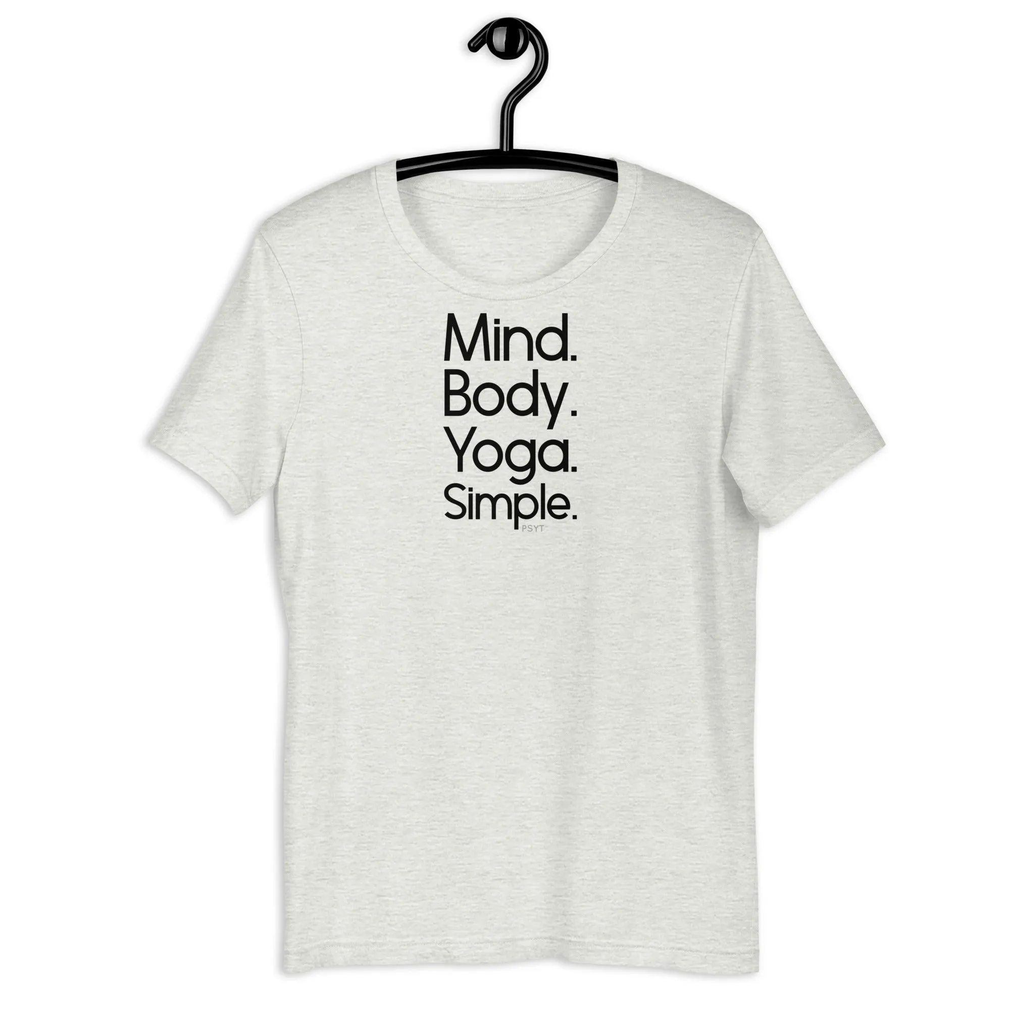 Fact: Mind Body Yoga Simple Light Color Shirt