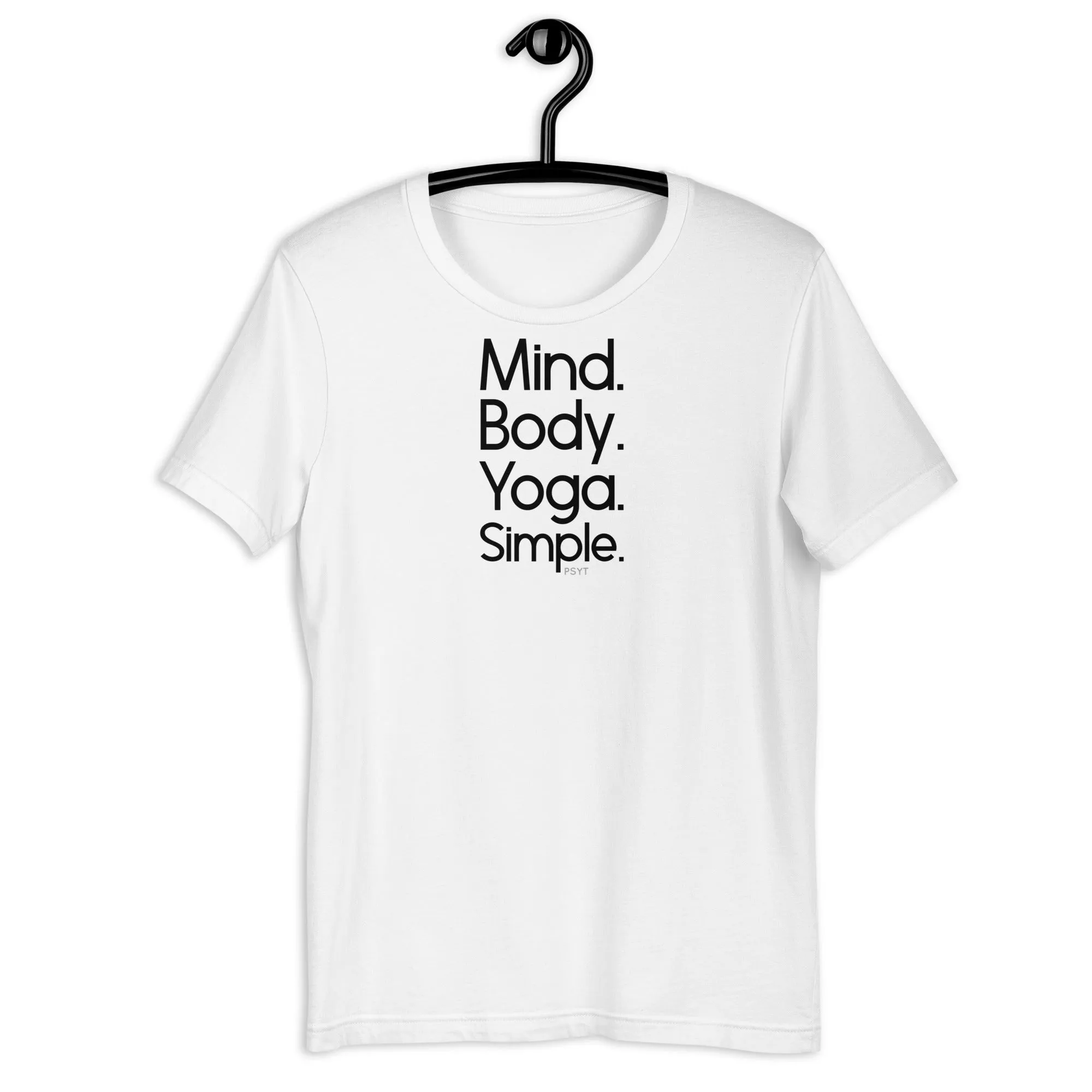 Fact: Mind Body Yoga Simple Light Color Shirt
