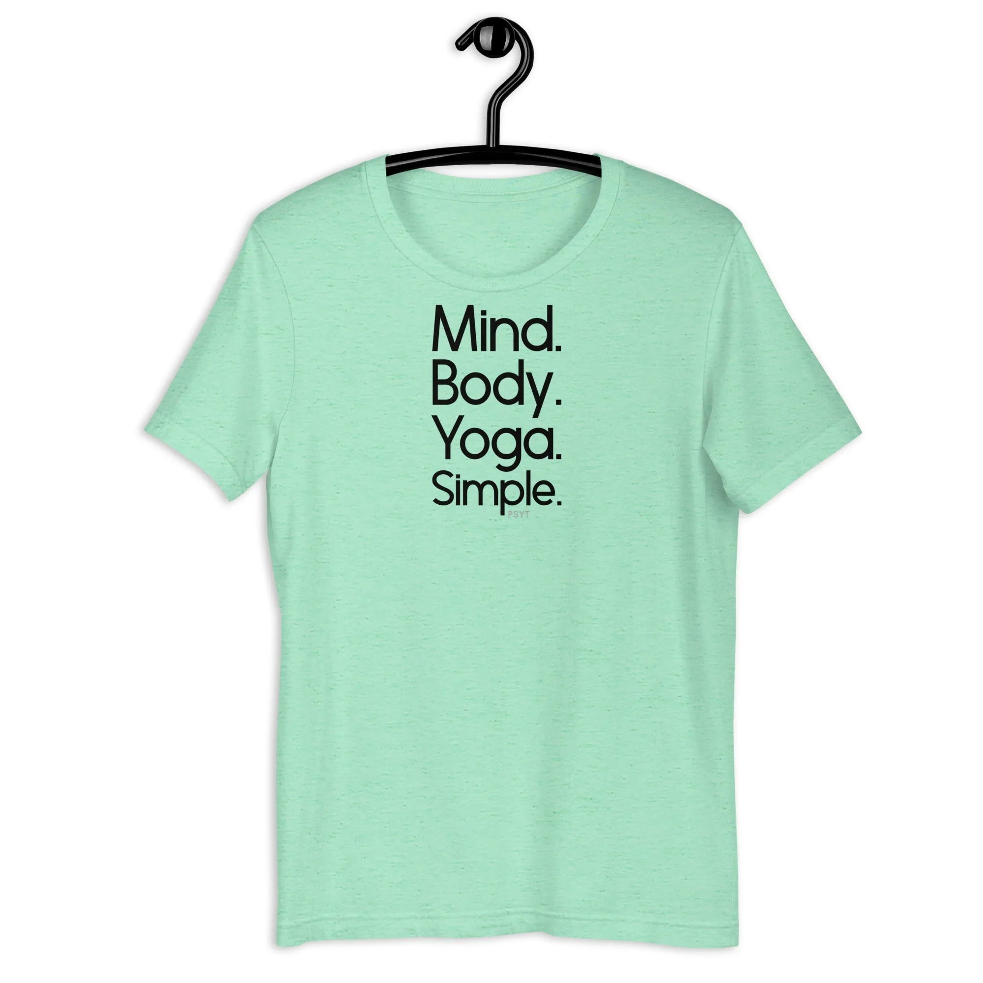 Fact: Mind Body Yoga Simple Light Color Shirt