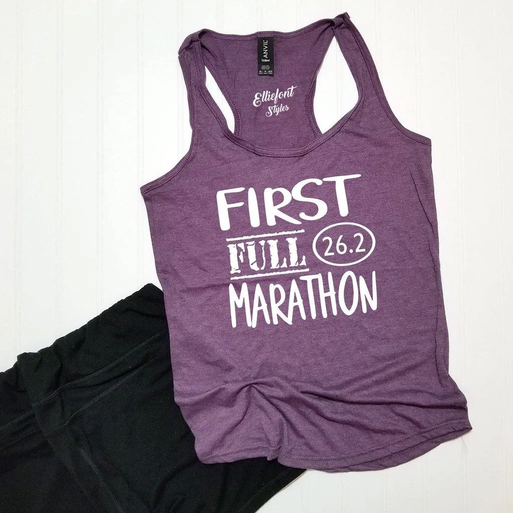 First Full Marathon 26.2 Race Shirt