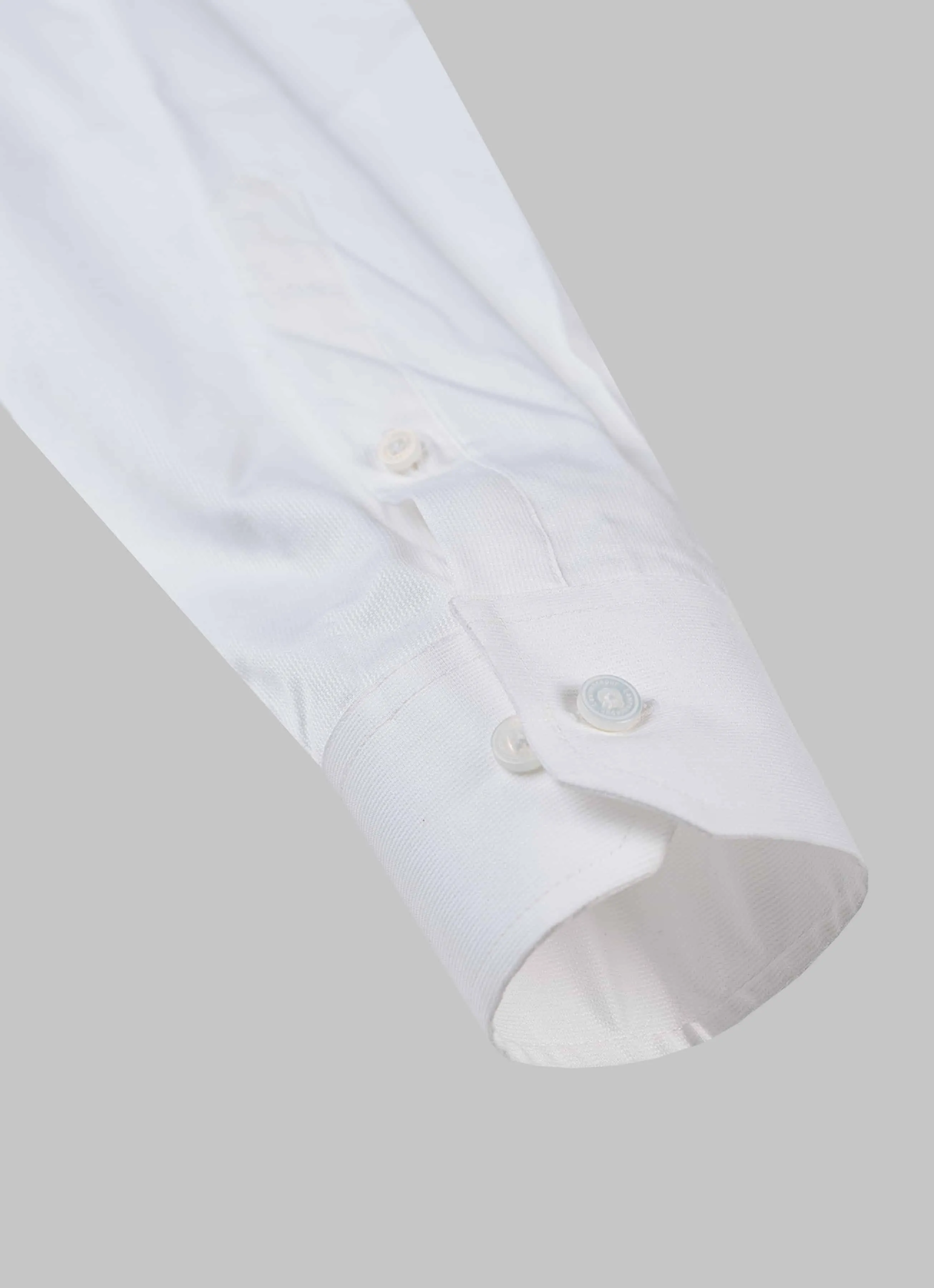 Formal Shirt - Supernova White Self Striped