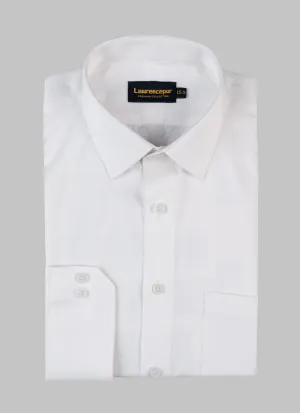 Formal Shirt - Supernova White Self Striped
